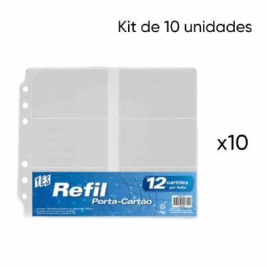 Imagem de Kit de 10 Refis para porta-cartao - Yes