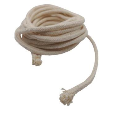 Imagem de Pavio para Lamparina Tocha Lampião Algodão 5mm com 10 Metros - S112