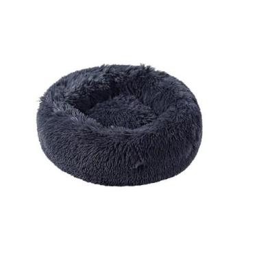 Imagem de Caminha De Pelúcia Pet Redonda Para Cachorros E Gatos 50x50 Cor:Cinza_