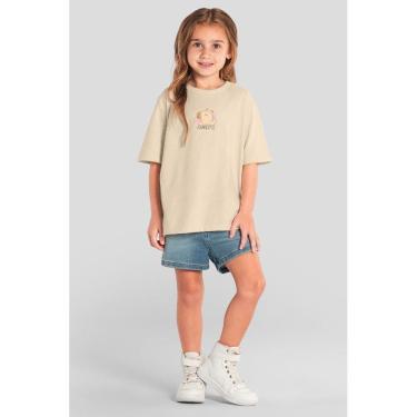 Imagem de Blusa infantil menina de capivara Brandili Natural