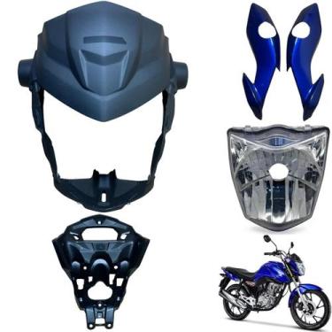 Imagem de Frente Frontal Farol Cg Fan 160 2022 / 2024 + Suporte do Painel Aranha