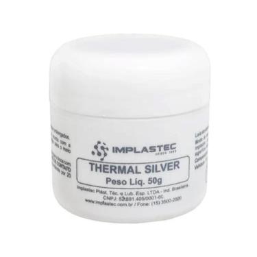 Imagem de Pasta Térmica Thermal Silver Pote 50g 8 Unid. - IMPLASTEC