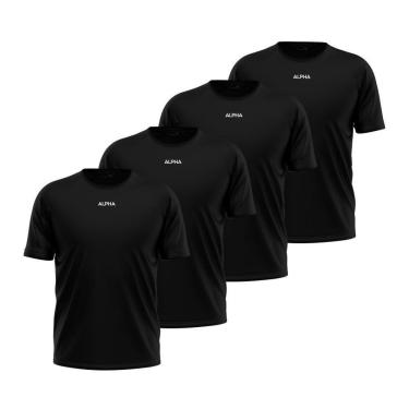 Imagem de Kit 4 Camisetas Dry Alpha Co Masculina-Masculino