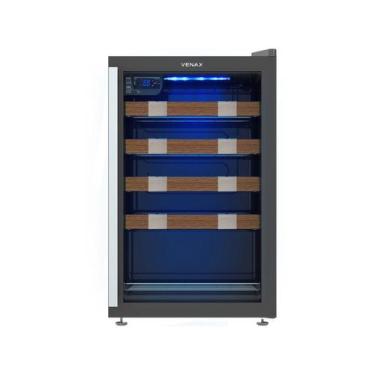 Imagem de Adega Piubella 100 para 24 Garrafas Preto - Venax, Preto, 110V