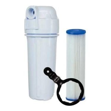 Imagem de Filtro Para Caixa D'água Kemflo 9,3/4 Polipropileno Branco Poe 20 Micr