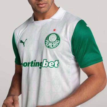 Imagem de Camisa Puma Palmeiras II 2025 Jogador Com Patrocínio, P