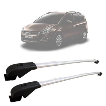 Imagem de Rack De Teto Travessa Jac Motors J6 2011 a 2021 Aluminio MN-1300 Preto