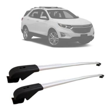 Imagem de Rack De Teto Travessa Chevrolet Equinox 2017 a 2021 Aluminio MN-376 Pr