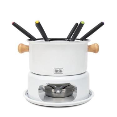 Imagem de Conjunto Para Fondue 10 Peças Eleganza, Black Decker Com Base e Garfos