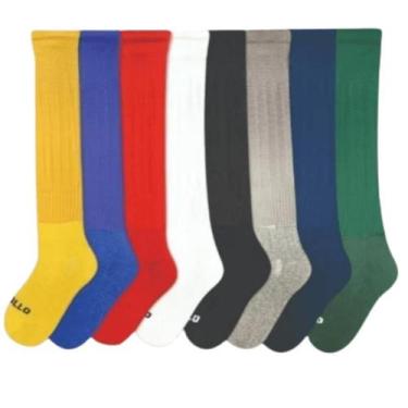 Imagem de Kit Com 2 Meião Futebol Apollo Varias Cores Liso Masculino, Azul