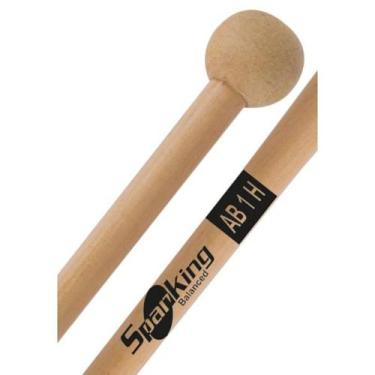 Imagem de Baqueta ponta feltro spanking ab1h natural par