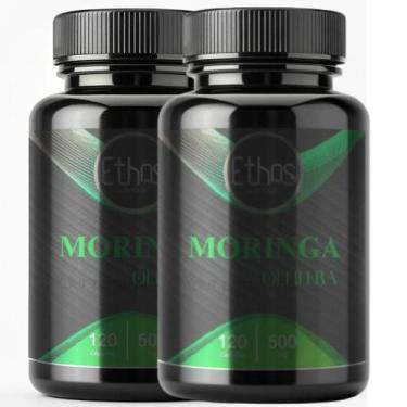 Imagem de Kit 2 Moringa 120 Capsulas 50mg Ethos Nutrition