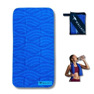 Imagem de Toalha De Microfibra Natação Sport Wallafit, Azul