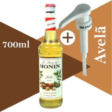 Imagem de Xarope Monin Avelã + Bomba Dosadora para drinks, coquetéis, cafés e so