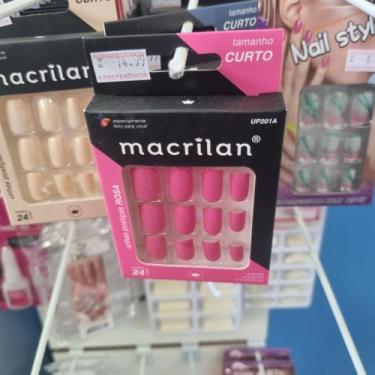 Imagem de Unha postiça macrilan rosa - Mrcosmeticos
