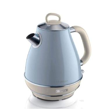 Imagem de Chaleira elétrica ariete vintage 1,7l em aço inox 1850w azul 220v 00c2