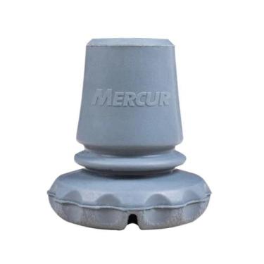 Imagem de Par de Ponteiras 3/4" Articulada para Muletas Mercur BC1535 Cor:Cinza,