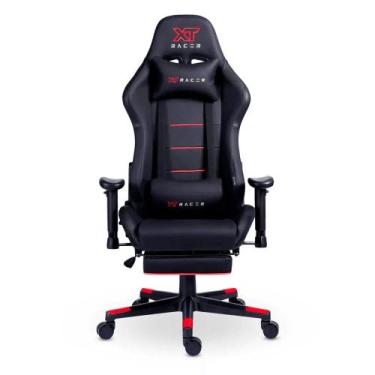 Imagem de Cadeira Gamer XT Racer Attack, Até 120Kg, Reclinável, Apoio de Pés Ret