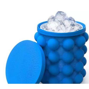 Imagem de Balde Forma Gelo Silicone Porta Latas Garrafa - Clink