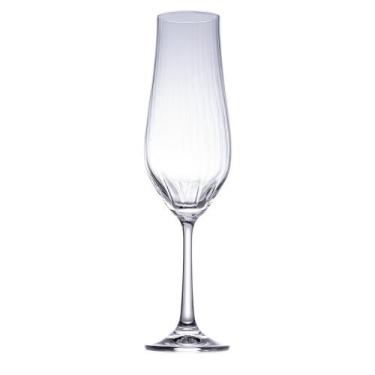 Imagem de Jogo de 6 taças champanhe Tulipa Optic cristal 170ml -Bohemia, 3 meses