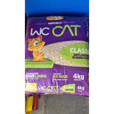 Imagem de Granulado sanitário para gatos wc cat 4kg - NACIONAL