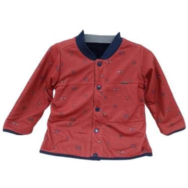 Imagem de Jaqueta Casaco Bebê Menino Dupla Pelo Inverno Paraiso 14740, Vermelho,