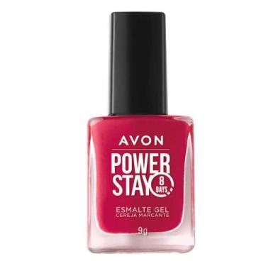 Imagem de Esmalte Gel Avon Power Stay 9g Cereja Marcante Brilho Intenso Longa Du
