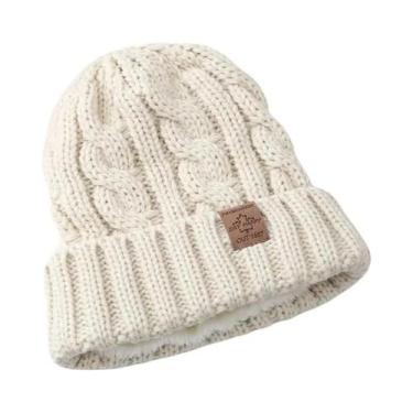 Imagem de Gorro De Inverno Unissex Forrado Com Pelúcia, Quente E Casual, Com Est