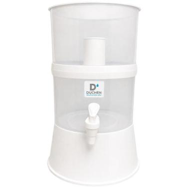 Imagem de Filtro de Água 7,5L Bebedouro Compacto com Vela Cerâmica e Boia Dosado