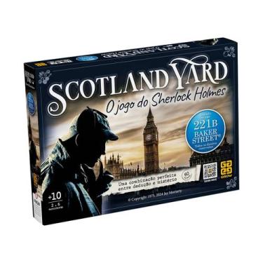 Imagem de Jogo De Tabuleiro Scotland Yard Grow Estratégia Investigação Para Toda
