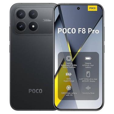 Imagem de Smartphone Celular Xiaomi POCO F8 Pro 256GB, 12GB RAM, Tela AMOLED 6,6