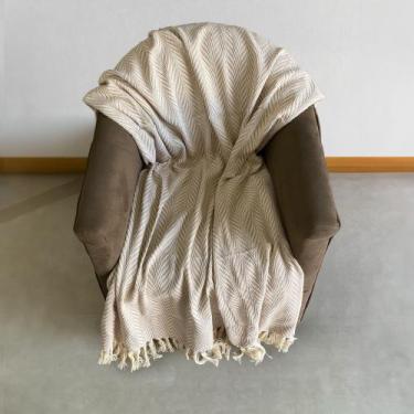 Imagem de Manta Para Sofá Cama Solteiro 100% Algodão Protetora e Decoração - Art