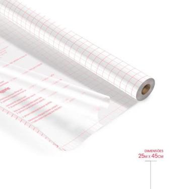 Imagem de Papel Adesivo Contact Transparente Cristal 45 cm x 25 m - Win Paper