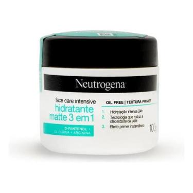 Imagem de Hidratante Face Care Intensive 3 Em 1 Matte 100g Neutrogena - Congratu