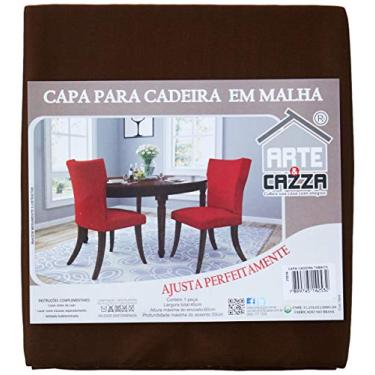 Imagem de Capa para Cadeira em Malha, Arte Cazza, Tabaco