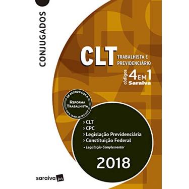 Imagem de Trabalhista e previdenciário: 13ª edição de 2018: CLT, CPC, legislação previdenciária, Constituição Federal