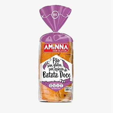 Imagem de Pão Sem Glúten e Sem Açúcar de Batata Doce 380G - Aminna