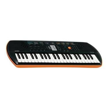 Teclado Casio Sa 76 Infantil 44 teclas 100 timbres 50 ritmos Mercado Livre  Presente de Natal 