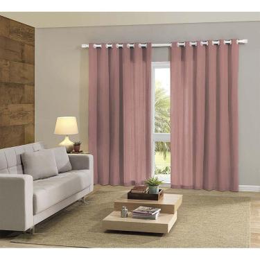 Imagem de Cortina Rústica Muralle 2,60X1,70M - Vermelho