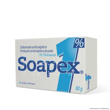 Imagem de Sabonete Antisséptico em Barra Galderma Soapex 1% Triclosano com 80g 80g