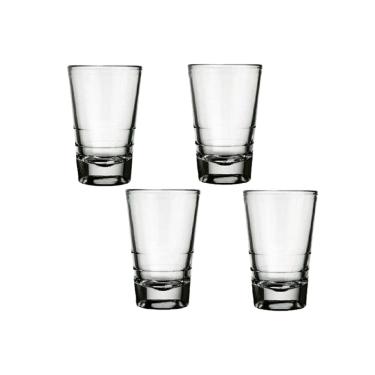 Imagem de Jogo de Copo Para Dose 4 Unidades 100ml Caninha Nadir Figueiredo