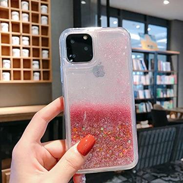 Imagem de Capa de telefone areia movediça para iPhone 13 12 Mini 11 Pro Max SE 2020 7 8 XS XR Glitter Cover, Pink Star, Para iPhone13 Pro Max
