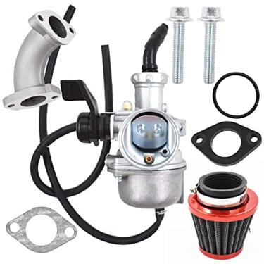 Imagem de munirater Conjunto de carburador de carburador PZ22 22 mm com filtro de ar e substituição de filtro de combustível para 110cc 125cc CRF SSR Sunl Taotao Pit Bike ATV
