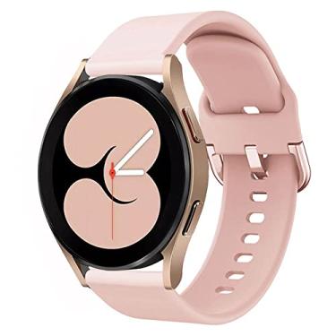 Imagem de Pulseira de Silicone Colorida marca 123smart para Galaxy watch 4 / Watch4 Classic/Watch 3 41mm/ Active R500 / Active 2 / Galaxy Watch 42mm / Gear Sport R600