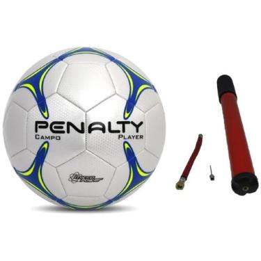 Imagem de Bola Futebol De Campo Oficial Penalty Player Xxi + Bomba De Ar