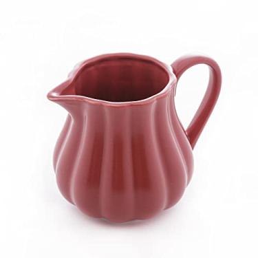 Imagem de LEITEIRA DE PORCELANA PÉTALA 220ml WOLFF VERMELHO MATT