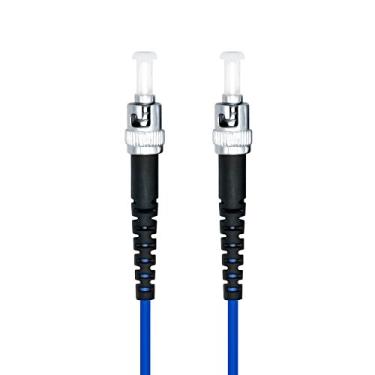 Imagem de Jeirdus 20M ST para ST Cabo de Fibra Óptica Simplex 9/125 SM Cabo de Fibra Óptica Singlemode 20 metros 20 metros ST-ST