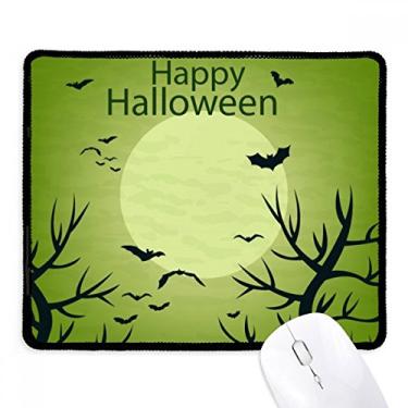 Imagem de Mouse pad de borracha para jogos Green Tree Happy Ghost Fear Halloween