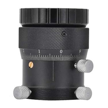 Imagem de Telescópio Focalizador de 1,25 polegadas, Telescópios refletores de focagem helicoidal, liga de alumínio 3,2 cm Interface T interna focador duplo helicoidal de alta precisão 10 mm Curso de foco para