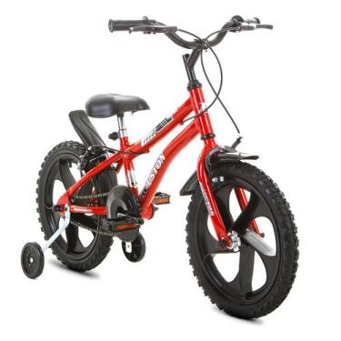 Imagem de Bicicleta Infantil Com Rodinhas Aro 16 Houston Nic Vermelho